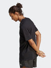 T-SHIRT ADIDAS UOMO MAGLIA TRAINING FITNESS SPORT COTONE NERA