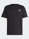T-SHIRT ADIDAS UOMO MAGLIA TRAINING FITNESS SPORT COTONE NERA