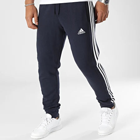 PANTALONE UOMO ADIDAS PANTA FELPA TUTA JOGGERS BLU