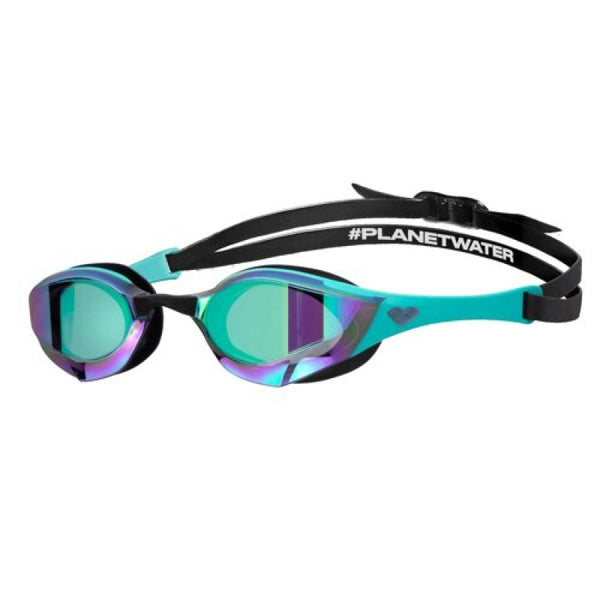 OCCHIALINI COBRA EDGE ARENA ULTRA SWIPE MIRROR OCCHIALINO NUOTO SPECCHIATI PISCINA GARA NUOTO AZZURRO