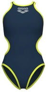 COSTUME ARENA DONNA ONE BIG LOGO COSTUME INTERO PISCINA BLU