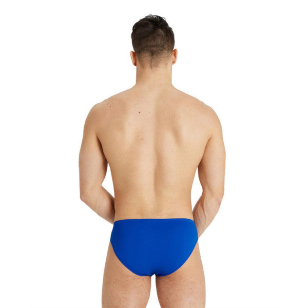 COSTUME ARENA UOMO SLIP NUOTO PISCINA BLU SOLID BRIEF