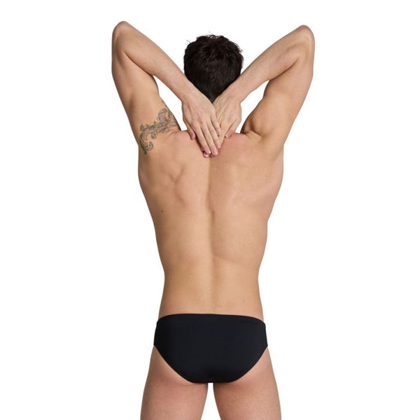 COSTUME ARENA UOMO SLIP NUOTO PISCINA NERO BLUE BRIEF