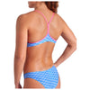 COSTUME BIKINI ARENA 2 PEZZI A FASCIA DONNA PISCINA NUOTO AZZURRO MONOGRAM