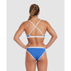 COSTUME BIKINI ARENA 2 PEZZI A FASCIA DONNA PISCINA NUOTO BLU BIANCO