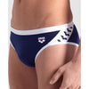 COSTUME ARENA ICONS UOMO SLIP NUOTO PISCINA BRIEF STRIPE SWIM BLU NAVY WHITE