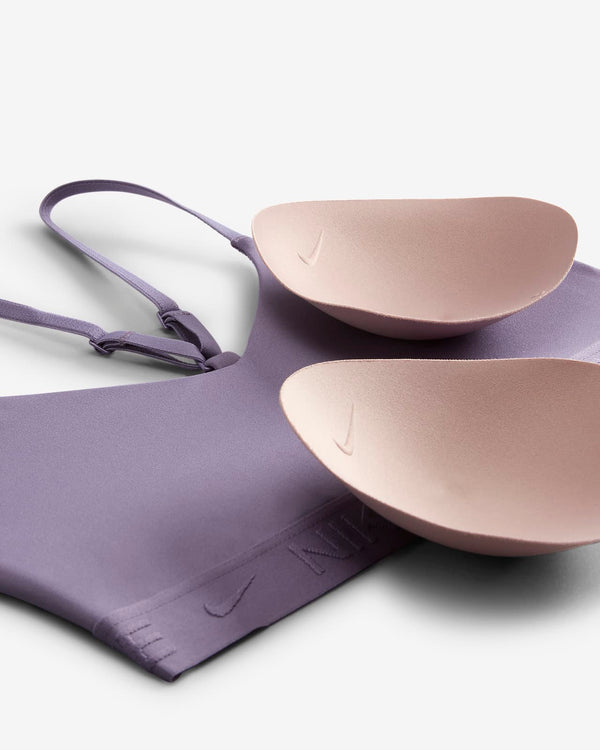 TOP NIKE AIR INDY WOMAN BRA DRI-FIT FITNESS WOD ROSA SCURO E BIANCO