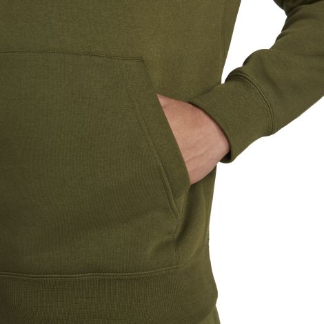FELPA NIKE UOMO CON CAPPUCCIO SPORTSWEAR CLUB FLEECE VERDE