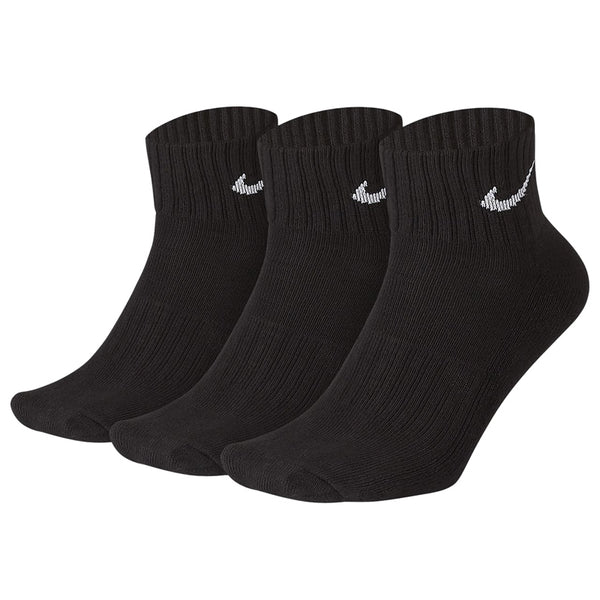 SET DI 3 PAIA DI CALZINI NIKE CORTI UNISEX BLACK WHITE
