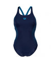 COSTUME NUOTO ARENA DONNA INTERO PISCINA NUOTO BLU SWIM PRO BACK GRAPHIC