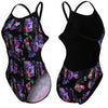 COSTUME ARENA DONNA INTERO PISCINA SPALLINA STRETTA FLOWER