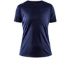 MAGLIETTA CRAFT T-SHIRT SPORT CORE UNIFY TRAINING TEE DONNA NAVY