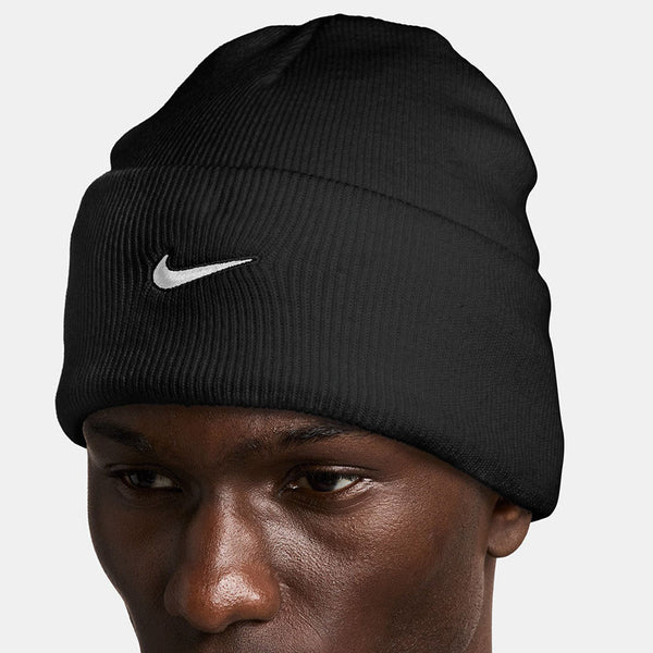 BERRETTO NIKE CUFFIA INVERNALE SPORT MODA RUNNING RUN NERO