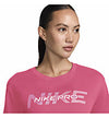 T SHIRT DONNA NIKE PRO MAGLIA CORTA CROP WOMAN ROSA