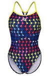 COSTUME ARENA DONNA INTERO PISCINA SOLID SPALLINA STRETTA MULTICOLOR