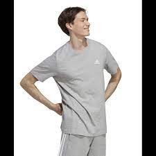 T-SHIRT ADIDAS UOMO MAGLIA HERREN TRAINING FITNESS SPORT COTONE GRIGIA