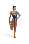 COSTUME ARENA DONNA INTERO PISCINA SPALLINA STRETTA FANTASY