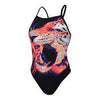 COSTUME DONNA PISCINA SPEEDO INTERO TIGER TIGRE SPALLINA STRETTA SWIM SUIT