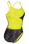 COSTUME ARENA DONNA INTERO PISCINA SOLID SPALLINA STRETTA FUOCHI ARTIFICIALI