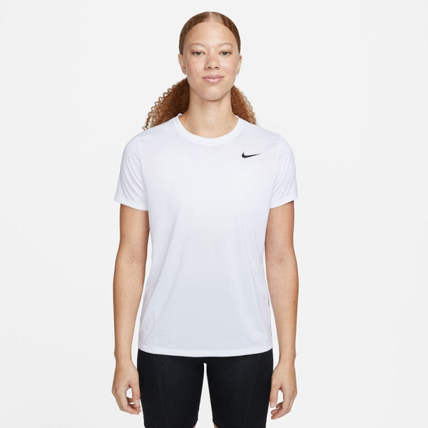 T SHIRT DONNA NIKE DRI-FIT RUN MAGLIA WOMAN RUNNING TEE BIANCA