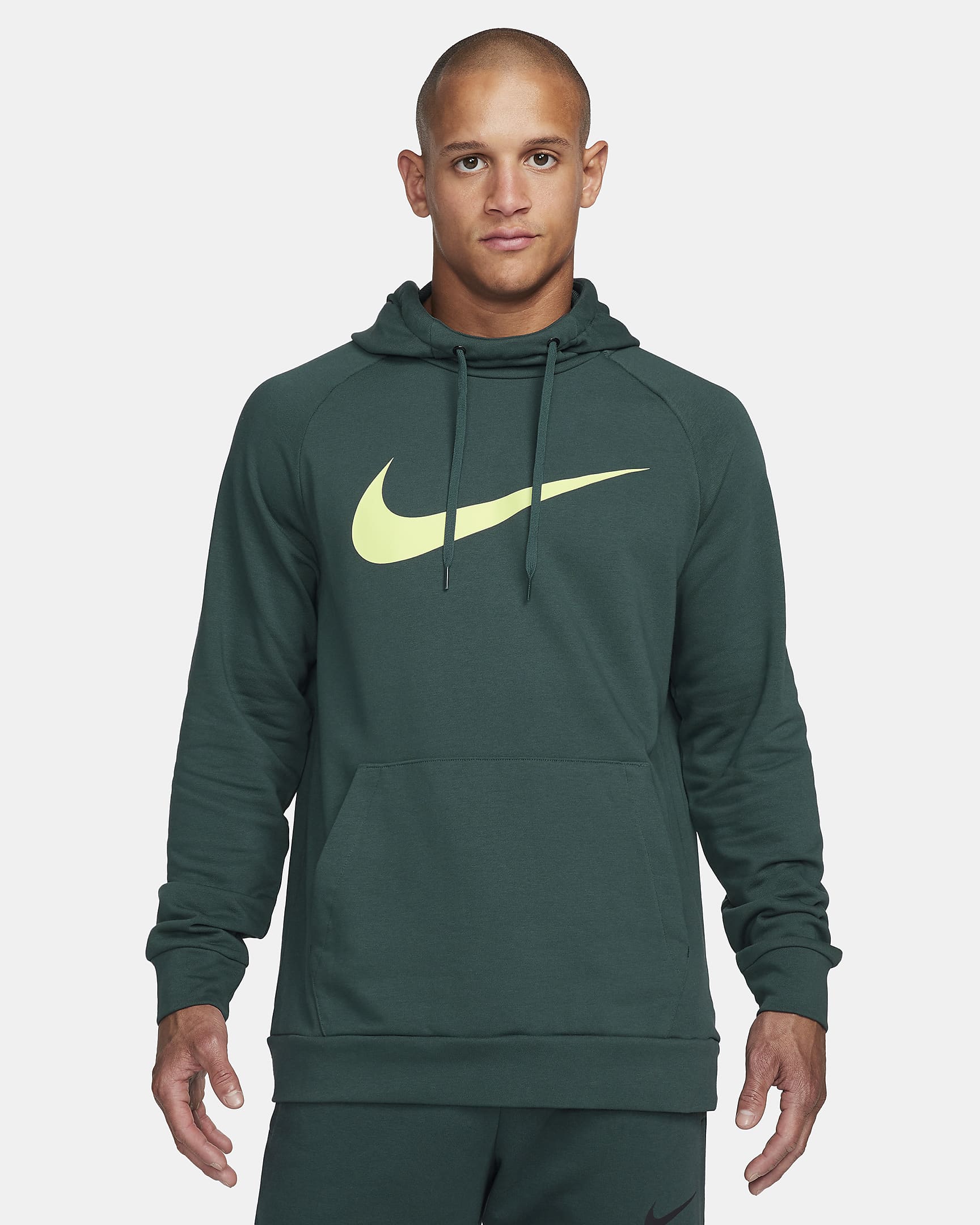 NIKE DRI-FIT TRAINING CROSSFIT SWOOSH MEN'S GRAY SWEATSHIRT