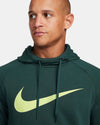 NIKE DRI-FIT TRAINING CROSSFIT SWOOSH MEN'S GRAY SWEATSHIRT