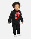 TUTA BIMBO BIMBA NIKE JUNIOR FELPA + PANTALONE ROSSO/NERO