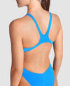 COSTUME ARENA DONNA INTERO PISCINA SOLID NUOTO BLU RIVER