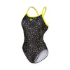 COSTUME ARENA DONNA INTERO PISCINA SOLID SPALLINA STRETTA FUOCHI ARTIFICIALI