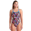 COSTUME ARENA DONNA PISCINA INTERO SPALLINA STRETTA DONUTS CHALLENGE