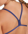 COSTUME NUOTO ARENA DONNA INTERO SPALLINA STRETTA PISCINA SOLID WOMAN SWIMSUIT BLU