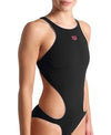 COSTUME ARENA DONNA ONE NEXT LOGO COSTUME INTERO PISCINA NERO