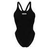COSTUME NUOTO ARENA DONNA INTERO PISCINA SOLID WOMAN SWIMSUIT NERO