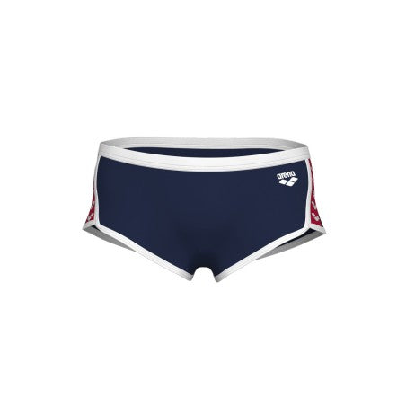 COSTUME ARENA UOMO ALTO NUOTO PISCINA SWIM BRIEFS ICONS TRUNK BLU ROSSO
