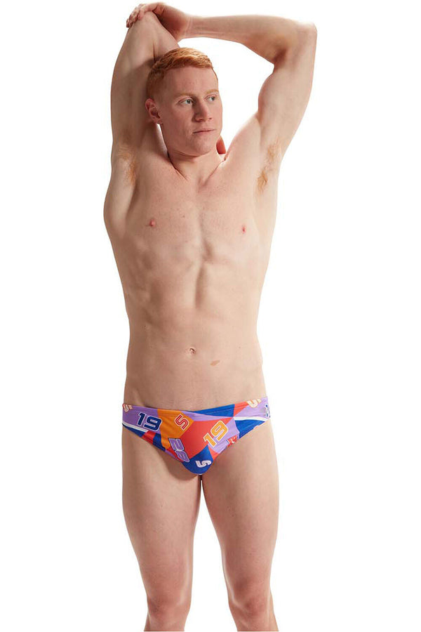 COSTUME SPEEDO UOMO SLIP NUOTO PISCINA ESCAPE BRIEFS DIGITAL