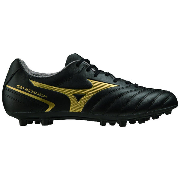 SCARPE CALCIO A 7 SINTETICO UOMO MIZUNO MONARCIDA NEO SELECT MD NERO ORO