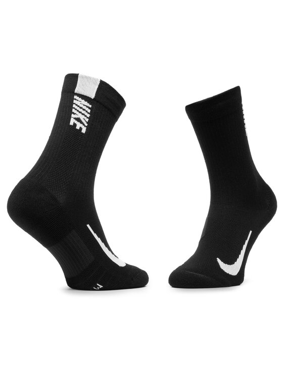 CALZE NIKE 2PAIA COPPIA RUNNING FITNESS SOCKS NERE