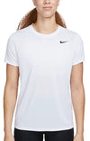 T SHIRT DONNA NIKE DRI-FIT RUN MAGLIA WOMAN RUNNING TEE BIANCA