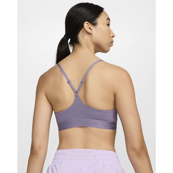 TOP NIKE AIR INDY WOMAN BRA DRI-FIT FITNESS WOD ROSA SCURO E BIANCO