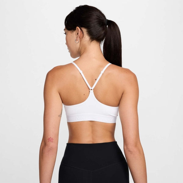 TOP NIKE AIR INDY WOMAN BRA DRI-FIT FITNESS WOD ROSA SCURO E BIANCO