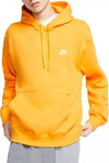 FELPA NIKE UOMO CON CAPPUCCIO SPORTSWEAR CLUB FLEECE GIALLA