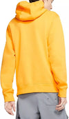 FELPA NIKE UOMO CON CAPPUCCIO SPORTSWEAR CLUB FLEECE GIALLA