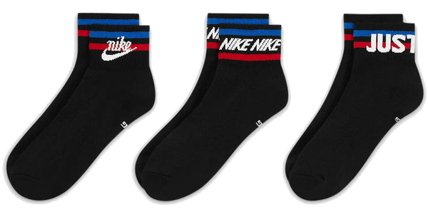 CALZE NIKE TRIPLA EVERYDAY PLUS SOCKS CALZA FITNESS 3 PAIA ITALIA
