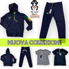 FELPA CON CAPPUCCIO A85 COTONE HOODIES ATHLETE MAGLIA UNISEX TEE BLUE