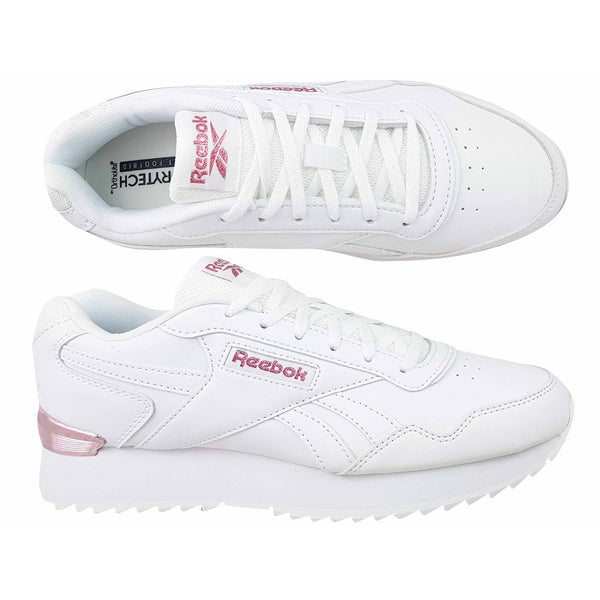 SCARPE REEBOK CLASSIC GLIDE RIPPLE CLIP LEATHER BIANCA SCARPA DONNA