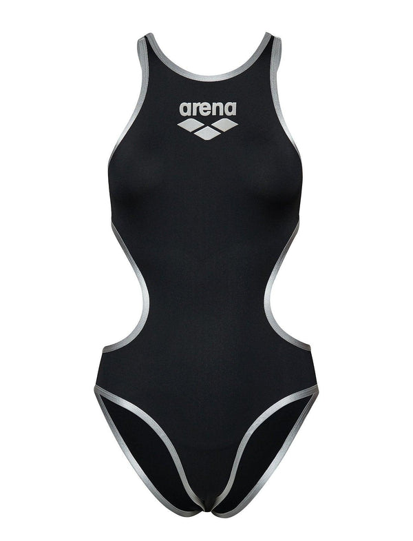 COSTUME ARENA DONNA ONE BIG LOGO COSTUME INTERO PISCINA NERO