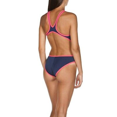 COSTUME ARENA DONNA ONE BIG LOGO COSTUME INTERO PISCINA BLU