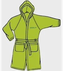 ACCAPPATOIO SPEEDO MICROFIBRA JUNIOR BIMBO PISCINA NUOTO LIME GREEN