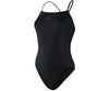 COSTUME DONNA PISCINA SPEEDO INTERO NERO BLACK SPALLINA STRETTA SWIM SUIT