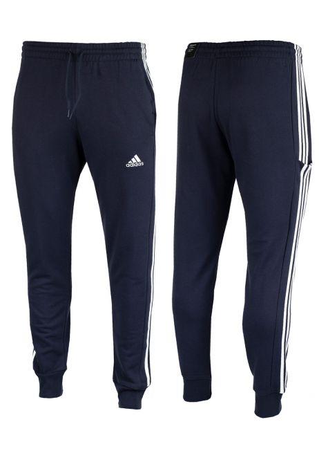 PANTALONE UOMO ADIDAS PANTA FELPA TUTA JOGGERS BLU